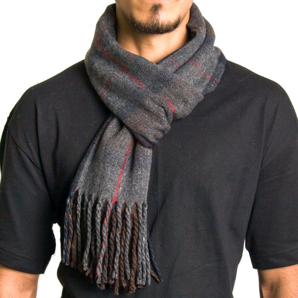 Alpine Swiss Mens Scarf Softer Than Cashmere Scarves Plaids Womens Winter Shawl